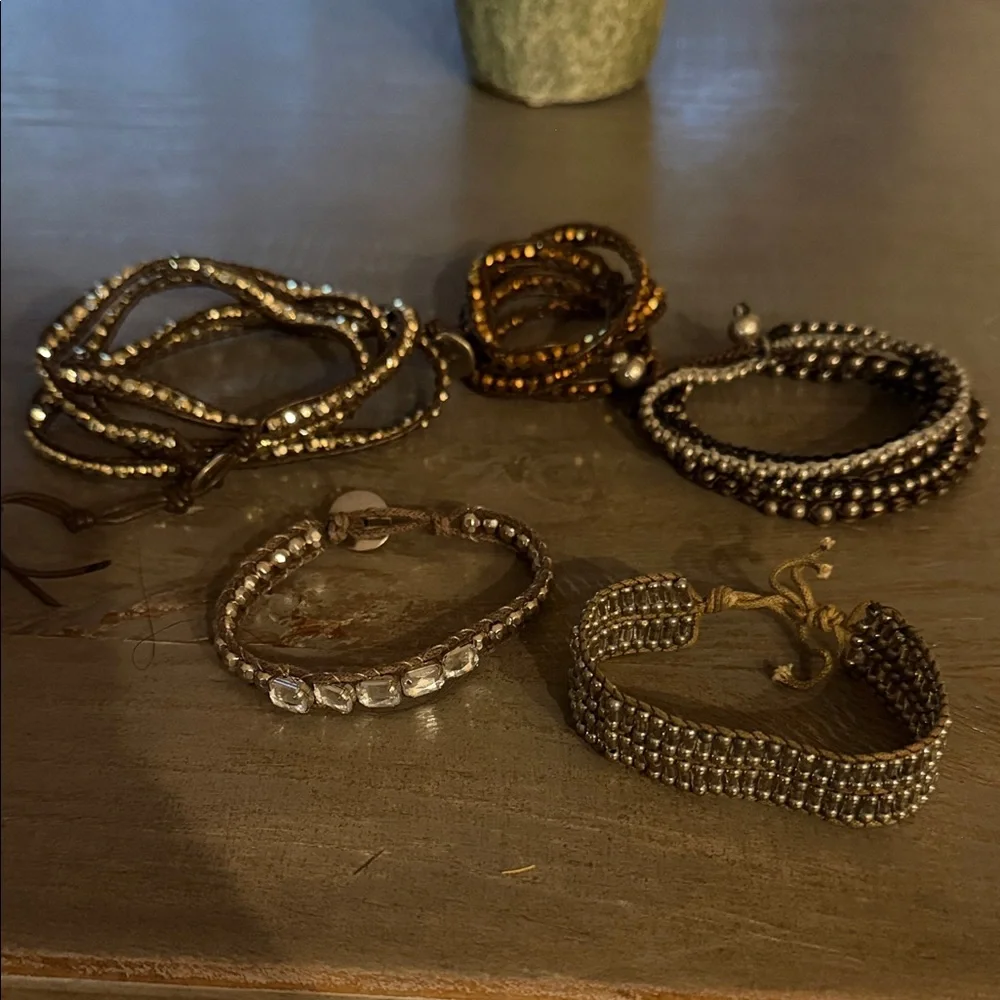 Elegant Beaded Bracelet Set - Picture 1 of 8